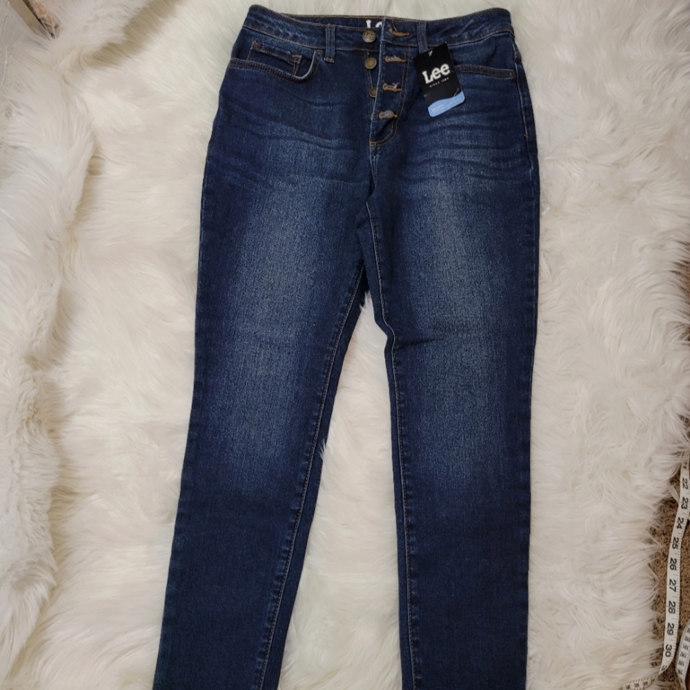 NWT Lee high rise skinny jeans size 10M